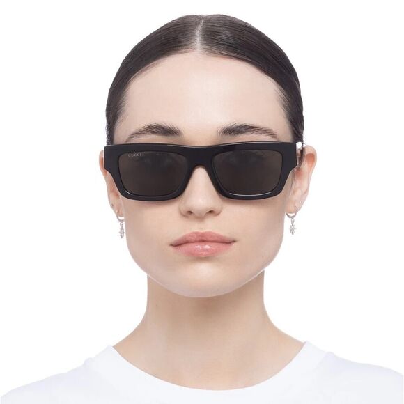NEW Gucci Sunglasses GG1301S 001 Black Grey Unisex Authentic main image 5
